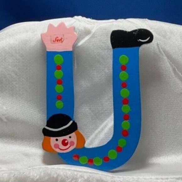 Sevi Hand Painted Alphabet Letters Wood Multicolor - Picture 13 of 15